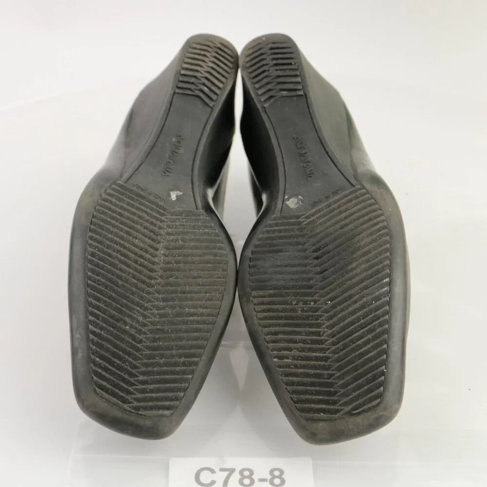 Aquatalia Womens Boot Size 9.5‎ Waterproof Black Leather Bootie Wedge Heel Pumps